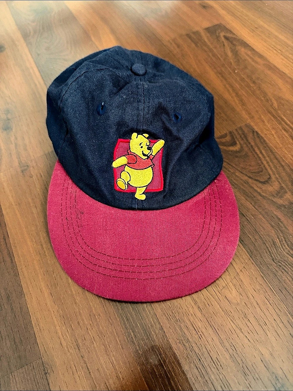 Vintage 90’s Disney Winnie the Pooh Blue & Red Hat
